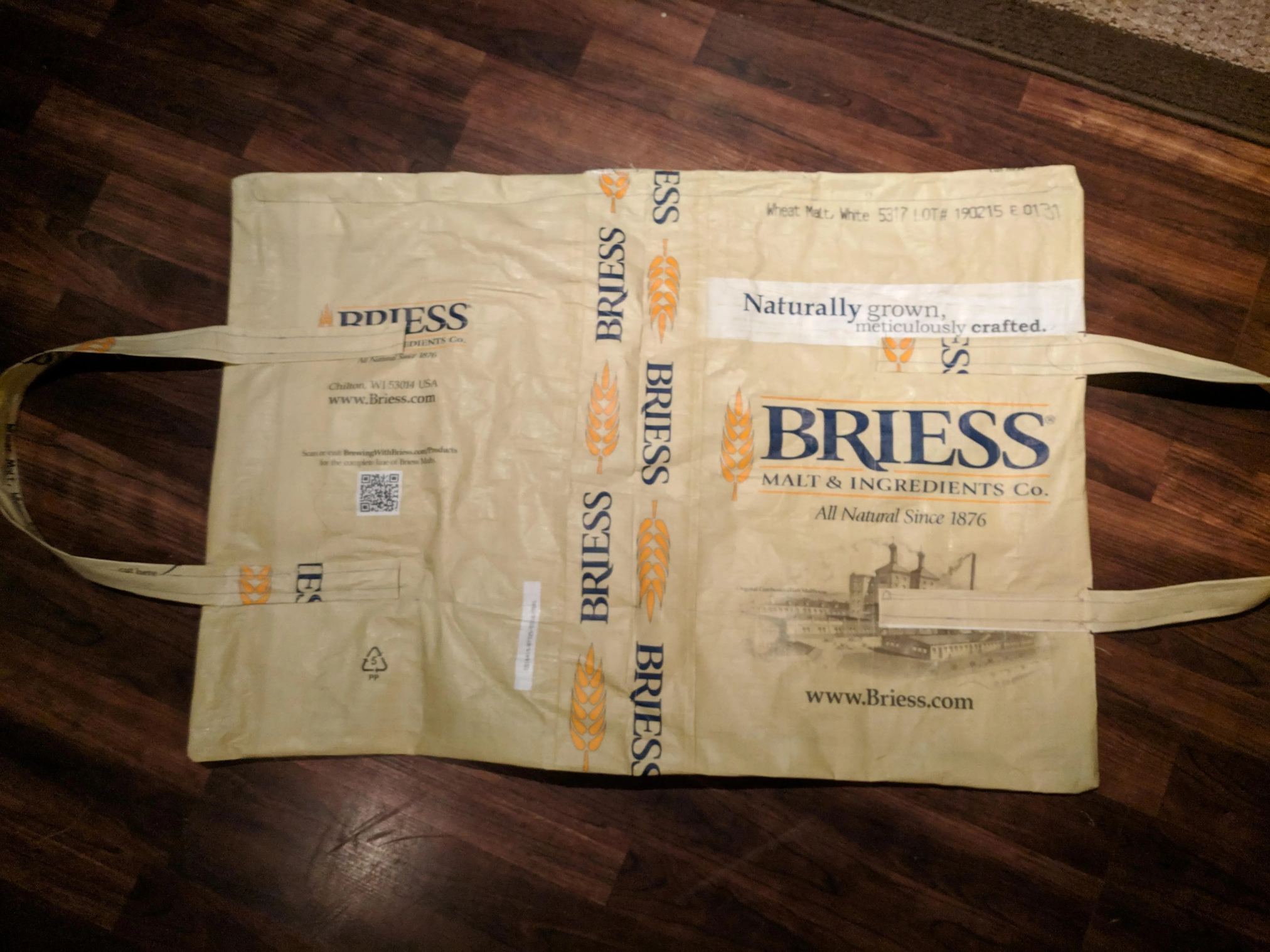 grain bag log carrier